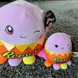 Squishmallows - 16” and 5” matching Reese’s stuffed toys   New with tags